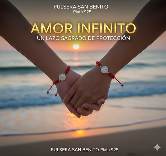 Pulsera Hilo Rojo Protección San Benito♥️
