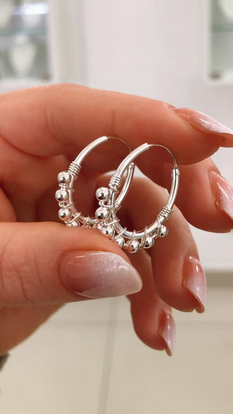 Aros Argollas Balls 25 mm ✨