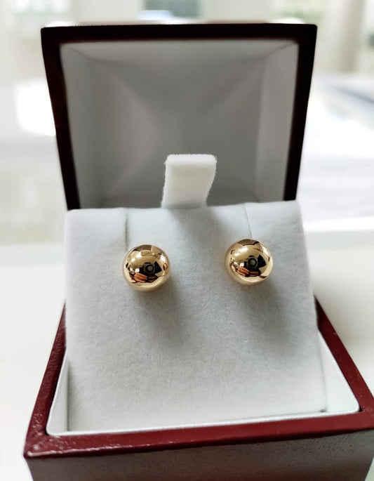 Aros Oro Bolita N•5