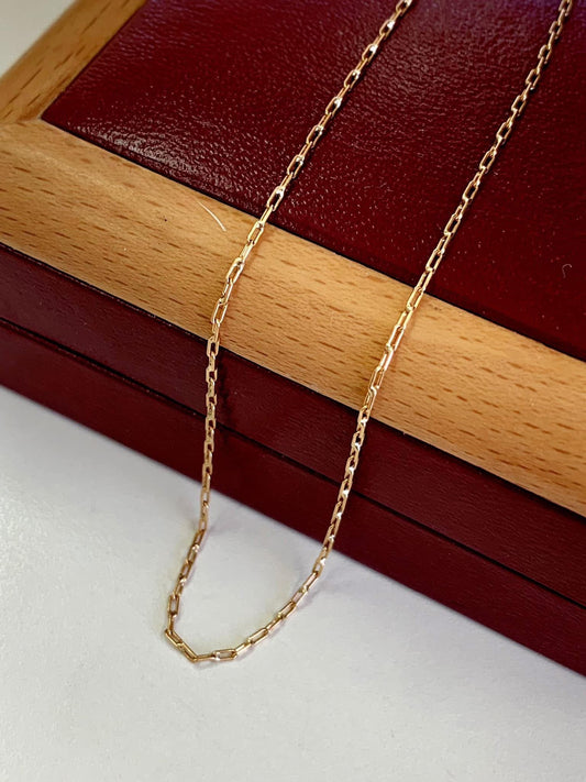 Cadena Oro Limada 18 Kilates