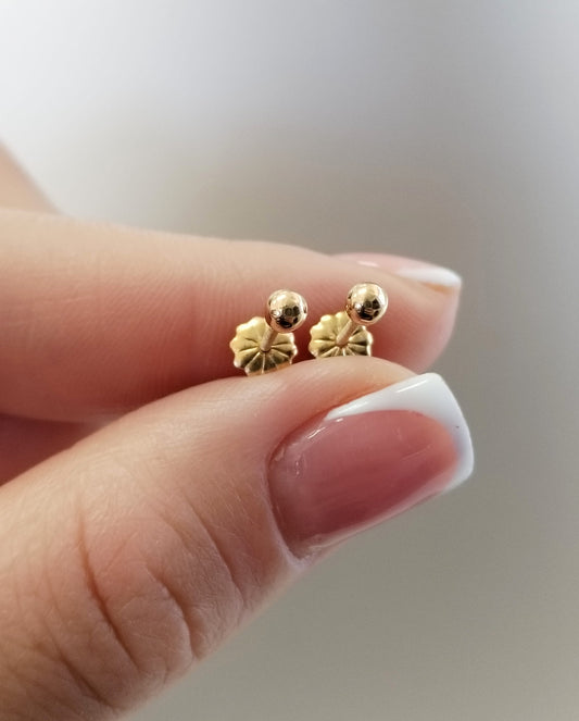 Aros Oro Bolita N° 2